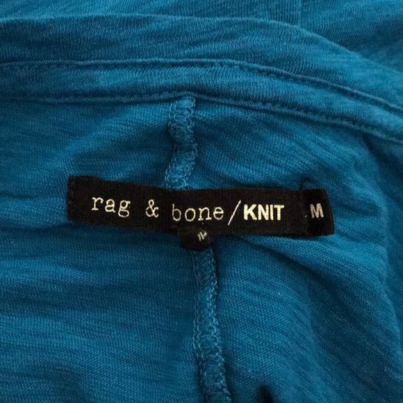 Rag and Bone Shirt Classic Slub Long Sleeve Tee - Picture 5 of 5